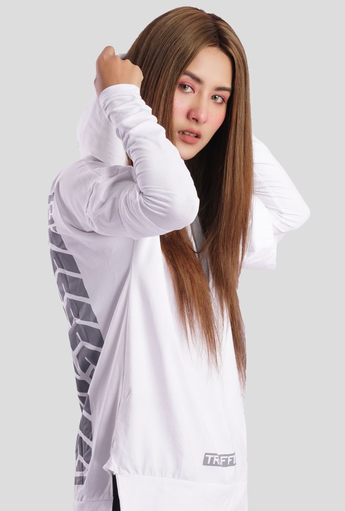 YGN TRAFFIC TYRE Design Hoodie White (Girl)